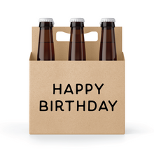 Load image into Gallery viewer, Happy Birthday 6-Pack Holder
