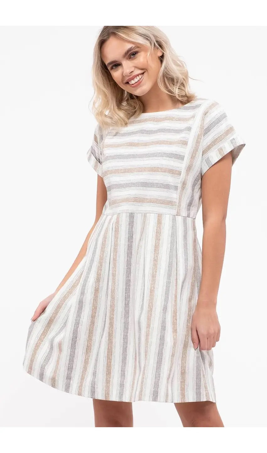 Audrey Striped Dress